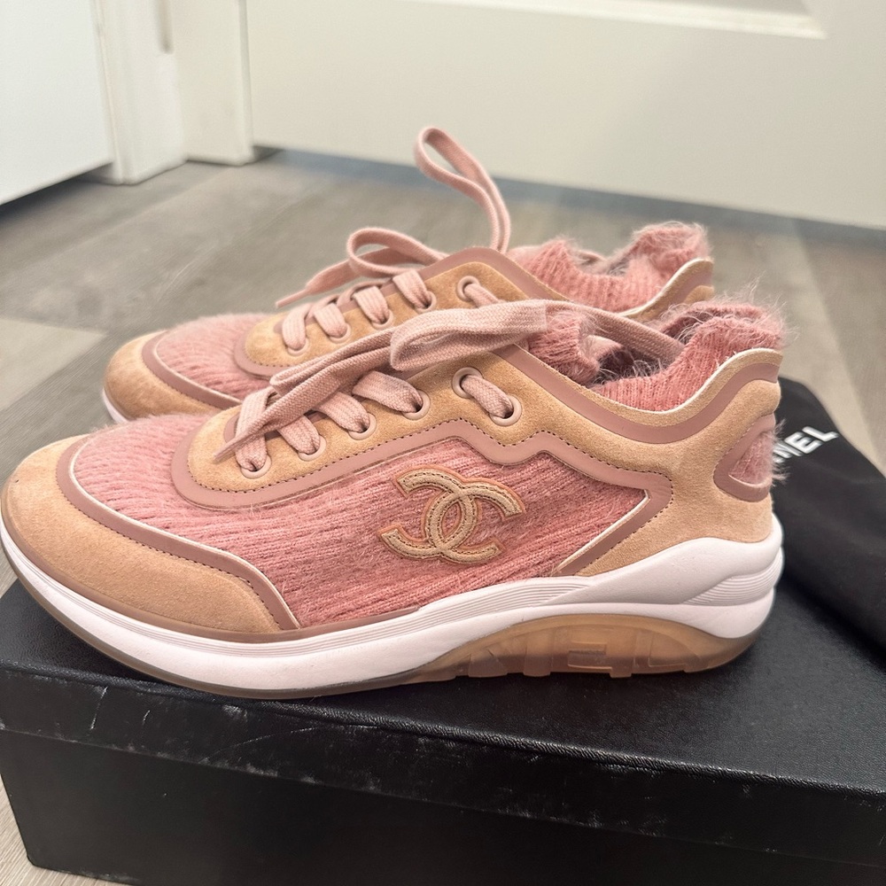 Chanel Cashmere Sneakers